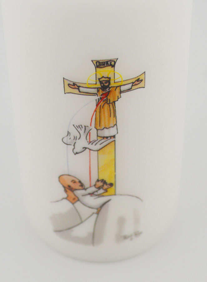 Cierge de Baptême - Baptême de l'Esprit Saint (pic 4)