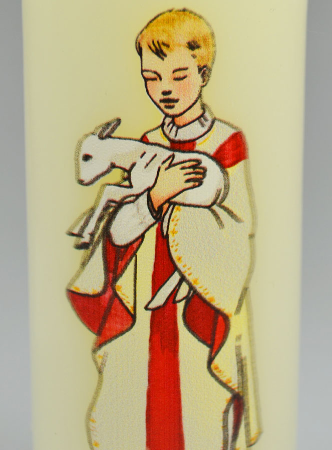 Cierge de Baptême - Prêtre Prophète et Roi (pic 3)