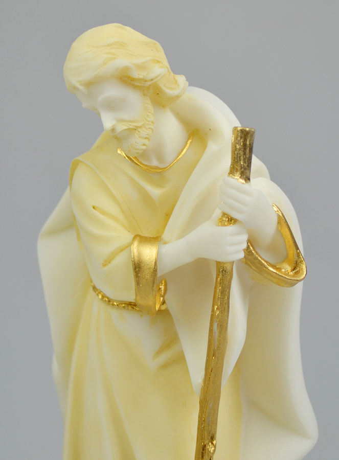 Crèche de la Nativité en Albâtre & Dorure (pic 4)