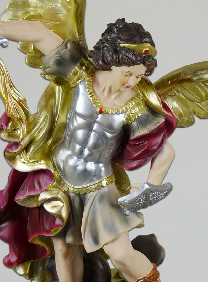 Grande Statue Saint Michel Archange - 80cm (pic 4)