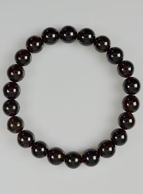 Bracelet en Pierre Naturelle de Grenat (pic 1)