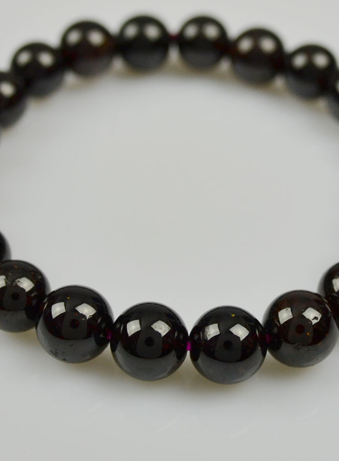 Bracelet en Pierre Naturelle de Grenat (pic 4)