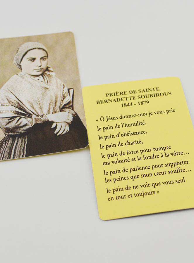 Carte de Prière à Sainte Bernadette (pic 4)