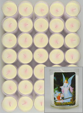 24 Bougies Veilleuses de Protection - Ange-Gardien (pic 1)