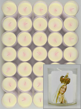 24 Bougies Veilleuse Notre Dame de Fatima (pic 1)