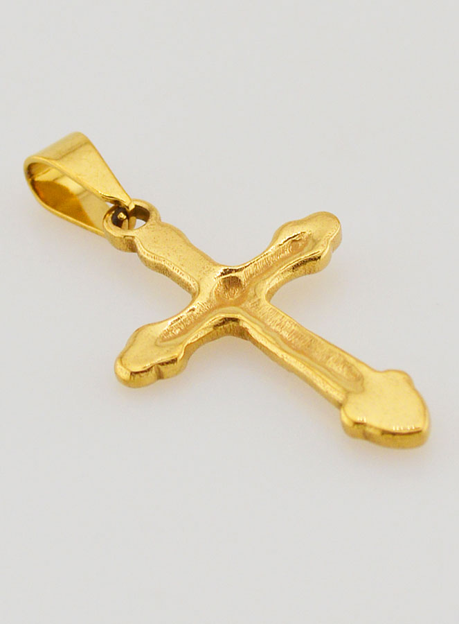 Pendentif Croix du Christ - 28mm (pic 4)
