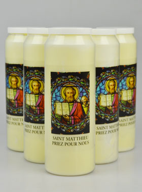Lot de 6 Bougies de Neuvaine à Saint Matthieu (pic 1)