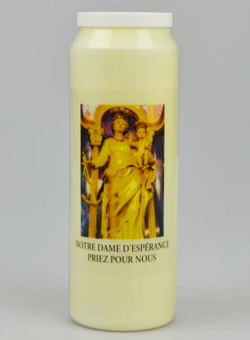 Bougie de Neuvaine à Notre Dame d'Espérance (pic 1)