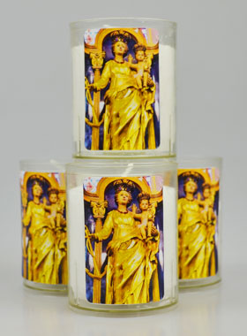 4 Bougies Veilleuse Notre Dame de L'Espérance (pic 1)