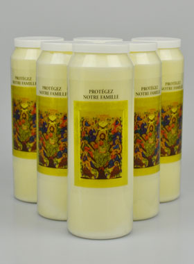Lot de 6 Bougies de Neuvaine Arbre de Vie Protecteur (pic 1)