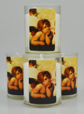 4 Bougies Veilleuse Ange Raphaël Chérubin (pic 1)