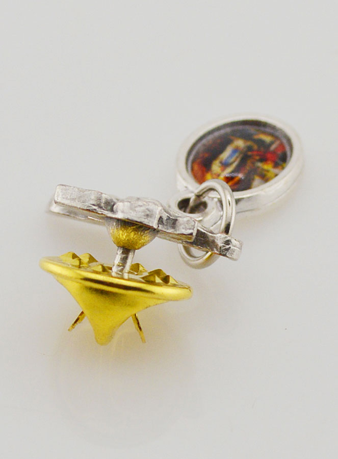 Pin's Médaille Notre Dame de Lourdes - 3cm (pic 4)