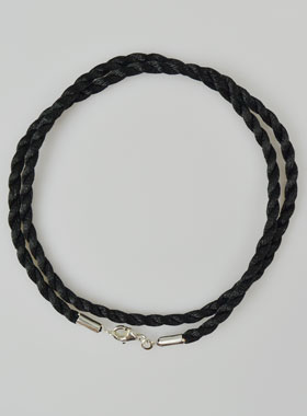 Collier Chaîne Cordon 42cm pour Pendentif - Fermoir en Argent 925/1000 (pic 1)