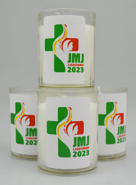 4 Bougies Veilleuse JMJ Lisbonne 2023 (pic 1)