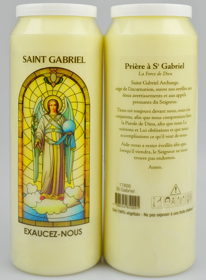Bougie de Neuvaine pour invoquer la Puissance de l'Ange Gabriel (pic 2)