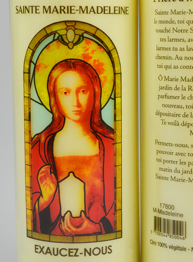 Bougie de Neuvaine Prier pour une Conversion - Sainte Marie-Madeleine (pic 3)