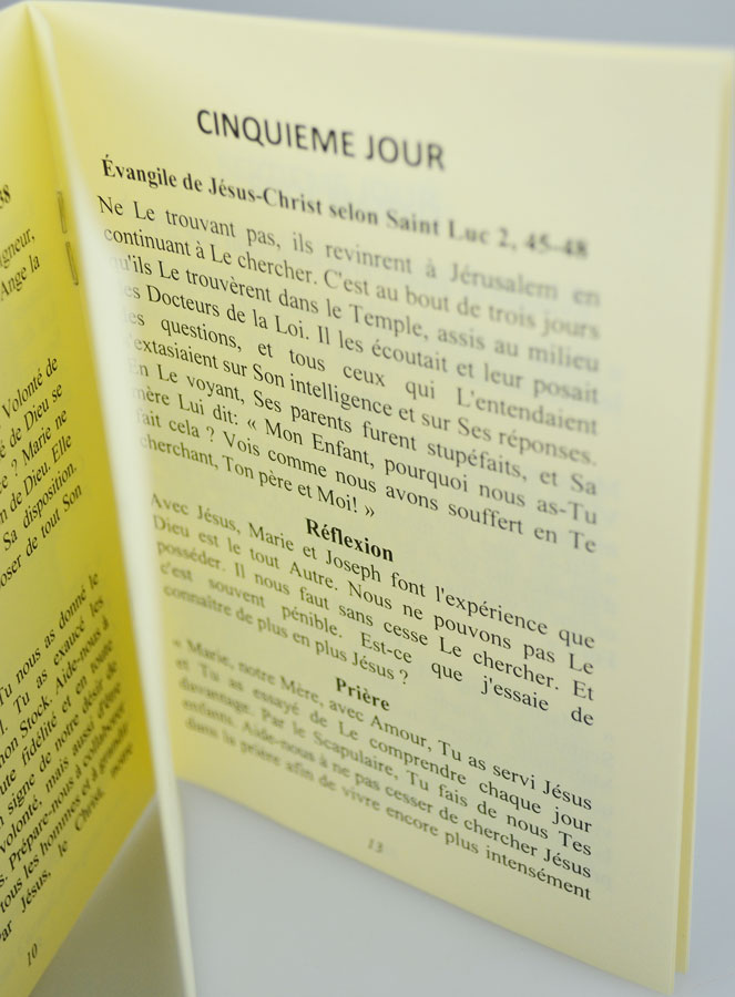 Livret de Neuvaine à Notre Dame du Mont Carmel (pic 4)