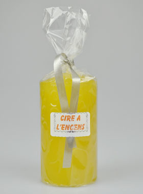Bougie Parfumée à la Cire d'Encens Pontifical - 10cm (pic 1)