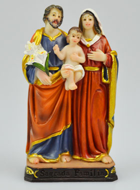 Statue Sainte Famille - 8cm (pic 1)