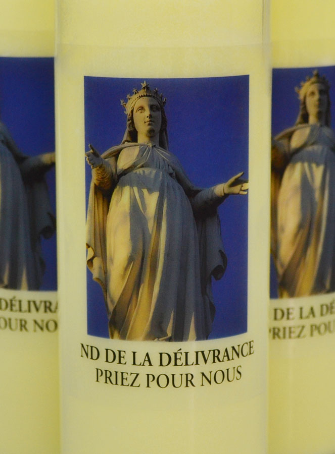 3 Bougies de Neuvaine Notre Dame de la Délivrance (pic 3)