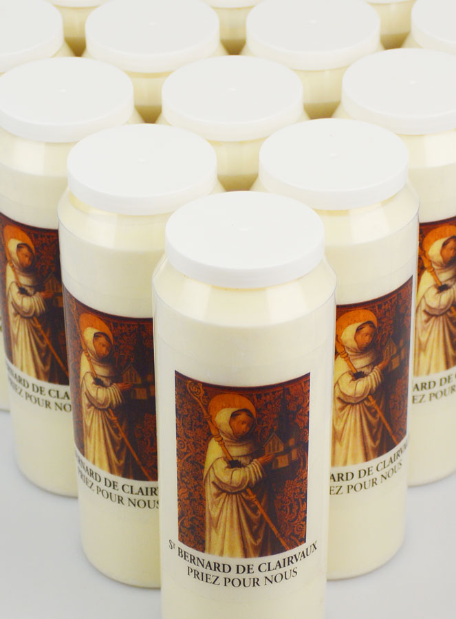 Lot de 20 Bougies de Neuvaine Saint Bernard de Clairvaux (pic 4)
