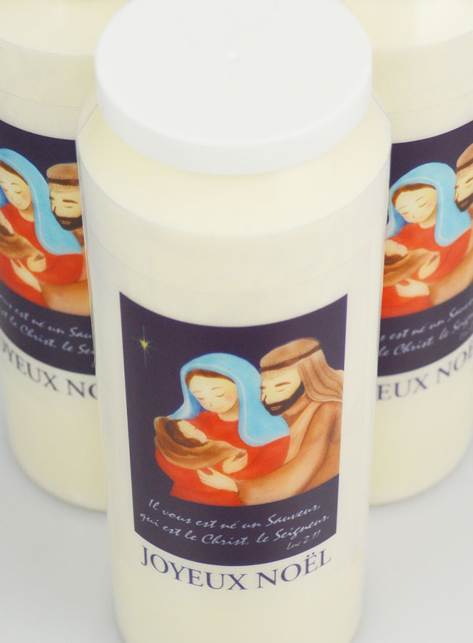 3 Bougies de Neuvaine Joyeux Noël (pic 4)