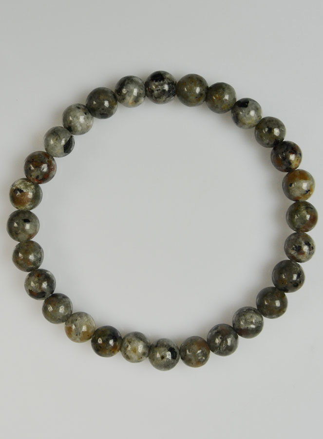 Bracelet en Pierre Naturelle de Yooperlite - 6mm (pic 2)