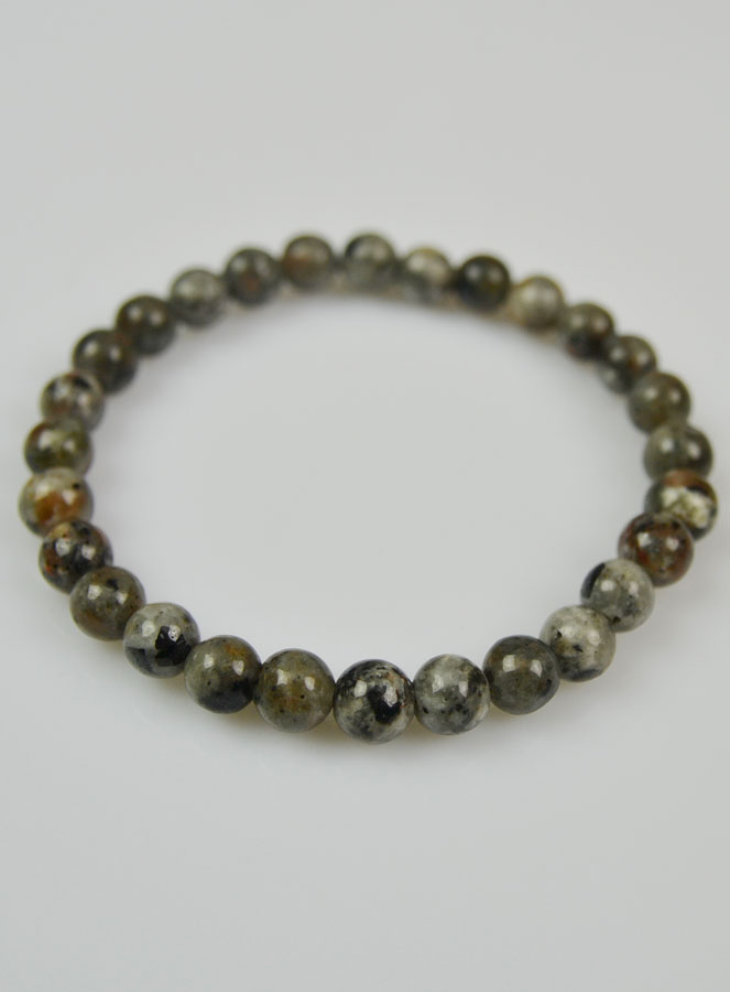 Bracelet en Pierre Naturelle de Yooperlite - 6mm (pic 3)