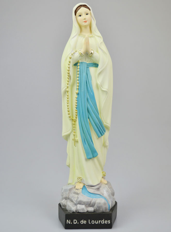 Statue Notre Dame de Lourdes Phosphorescente - 30cm (pic 2)