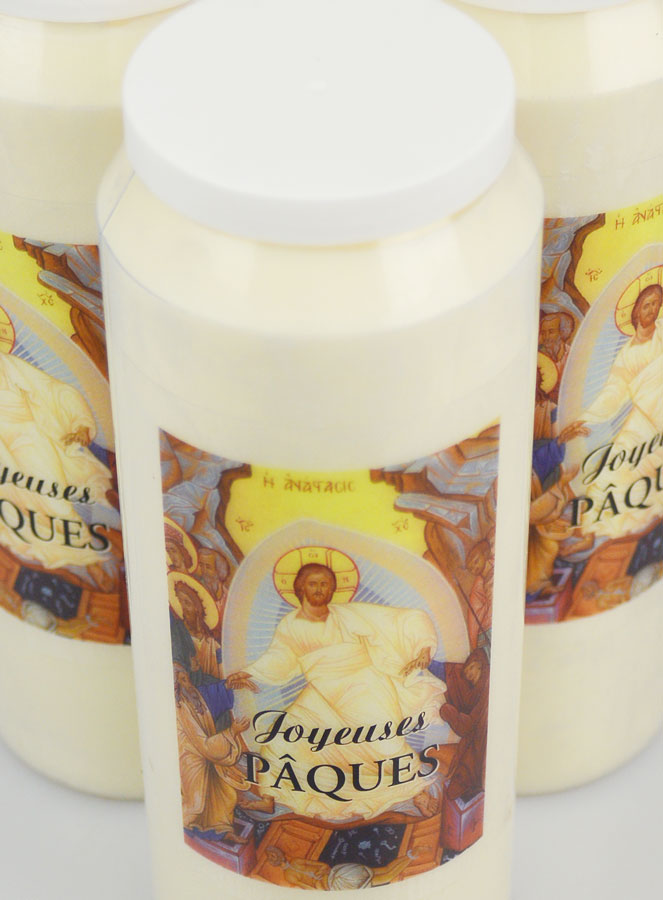 Lot de 3 Bougies de Neuvaine Joyeuses Pâques (pic 4)