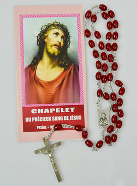 Chapelet du Précieux Sang de Jésus avec Notice (pic 1)