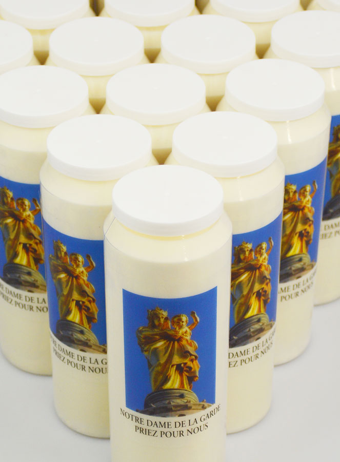 20 Bougies de Neuvaine Notre Dame de la Garde - 17.5cm (pic 4)