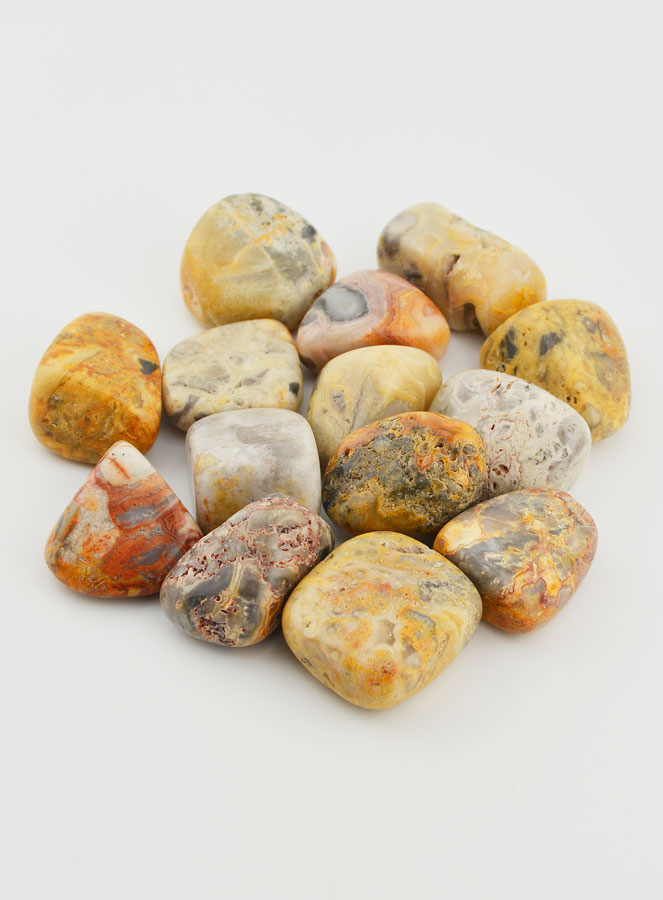 Pierre Naturelle Roulée Agate Crazy Lace - 2cm (pic 3)