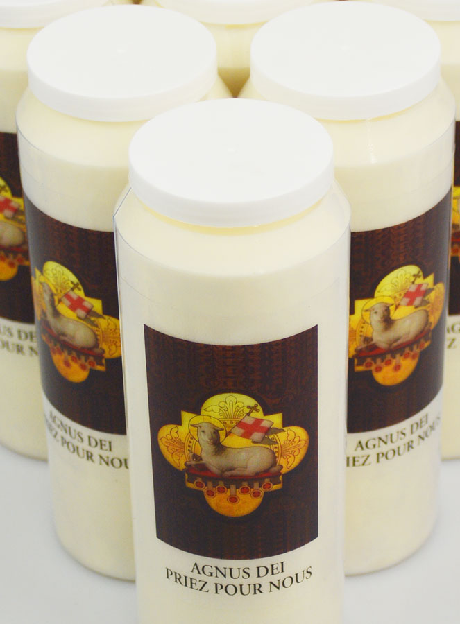 10 Bougies de Neuvaine Agnus Dei - 17.5cm (pic 4)