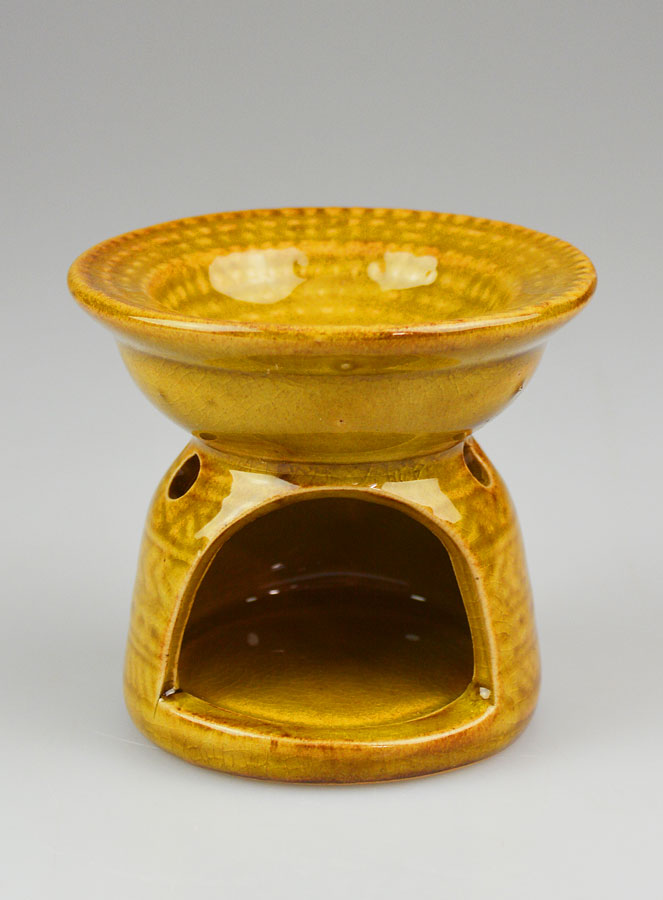 Diffuseur à Huile en Céramique Décor Relief - Camel (pic 1)