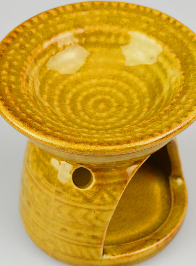 Diffuseur à Huile en Céramique Décor Relief - Camel (pic 4)