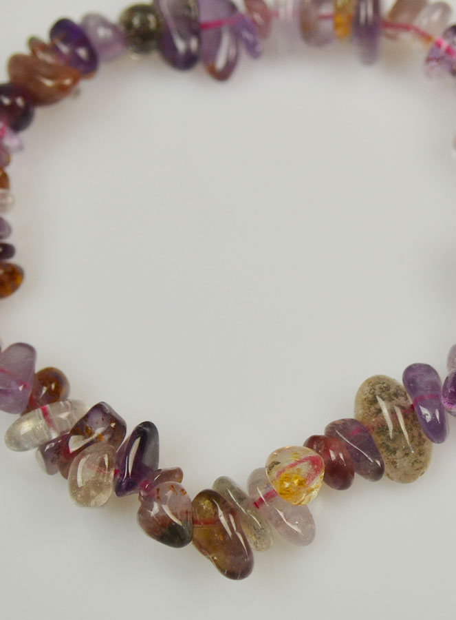 Bracelet en Pierres Naturelles d'Auralite 23 - Chips A (pic 4)