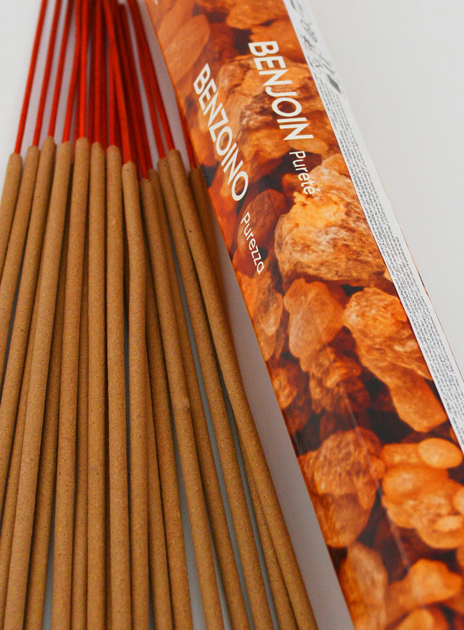 Encens en Bâtonnets Benjoin 20g - Sans Charbon (pic 4)