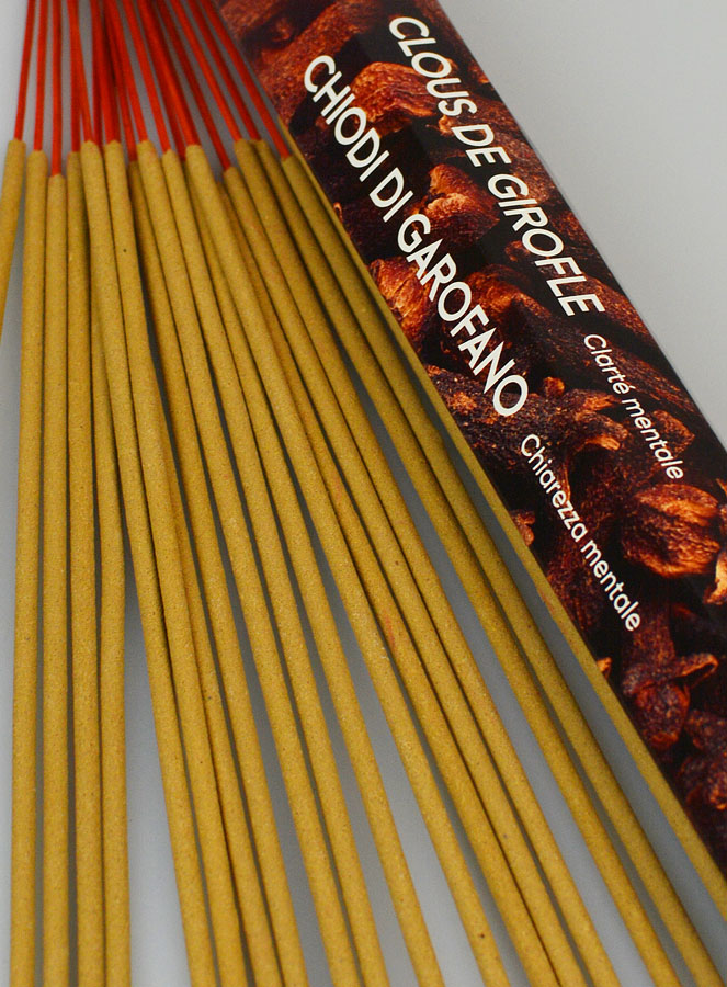 Encens en Bâtonnets Clou de Girofle 20g - Sans Charbon (pic 4)