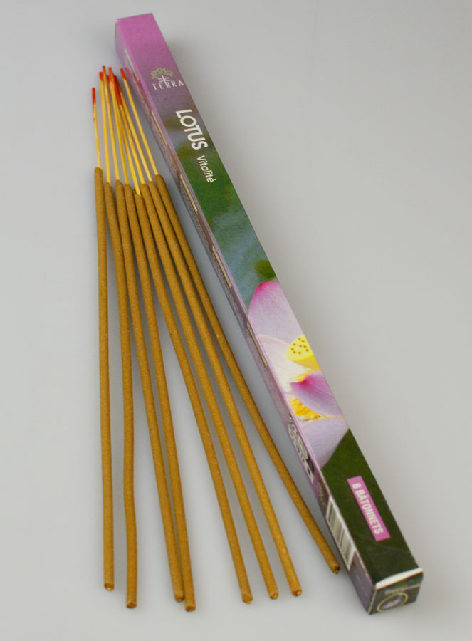 Encens en Bâtonnets Lotus 12g - Sans Charbon (pic 2)