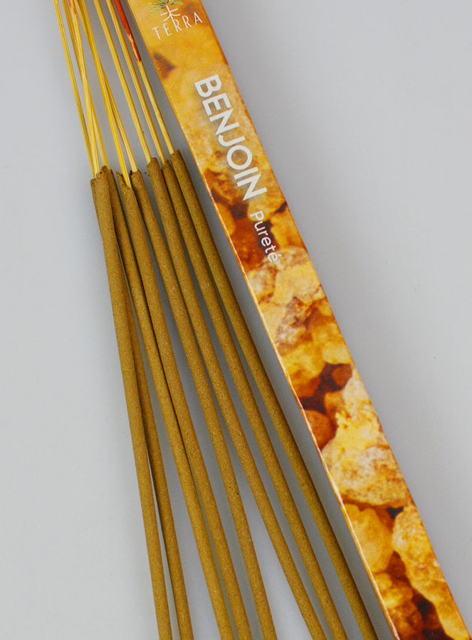 Encens en Bâtonnets Benjoin 12g - Sans Charbon (pic 3)
