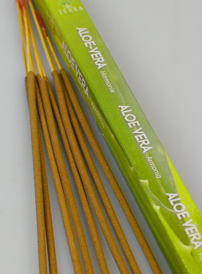 Encens en Bâtonnets Aloe Vera 12g - Sans Charbon (pic 4)