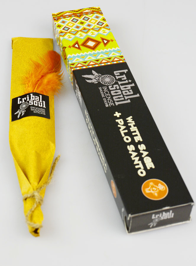 Encens Bâtonnets Tribal Soul - Sauge Blanche & Palo Santo 15g (pic 2)