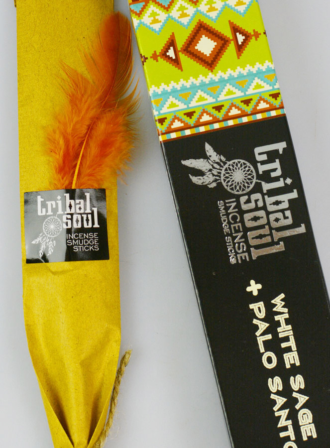 Encens Bâtonnets Tribal Soul - Sauge Blanche & Palo Santo 15g (pic 3)