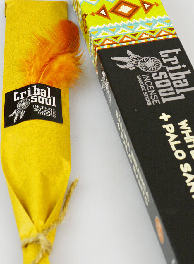 Encens Bâtonnets Tribal Soul - Sauge Blanche & Palo Santo 15g (pic 4)