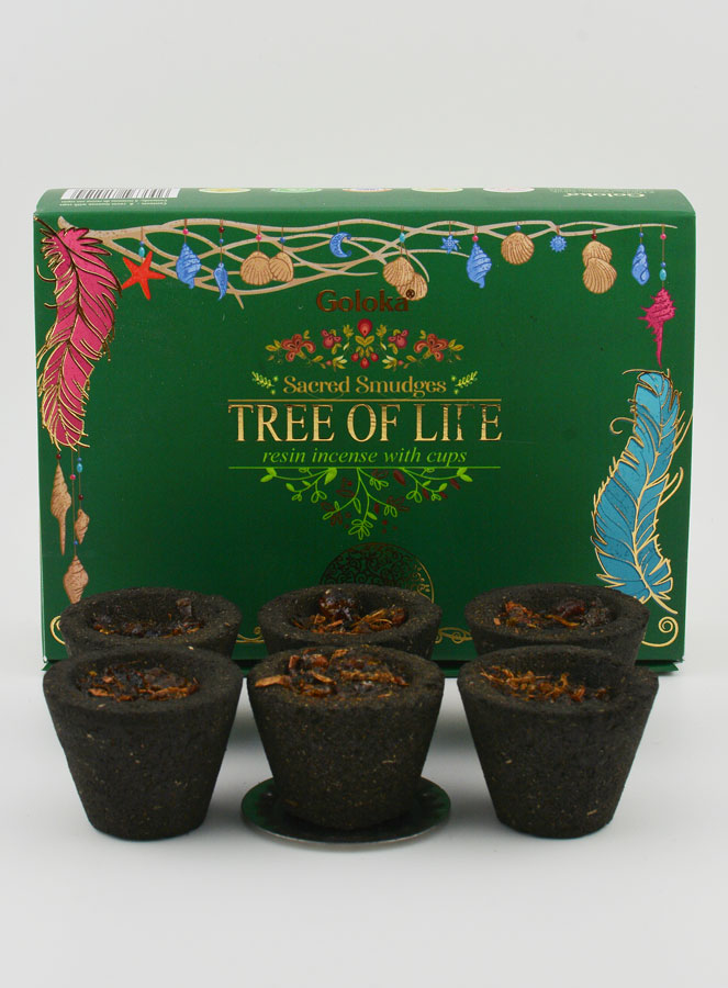 Coupelles d'Encens Naturel Goloka - Arbre de Vie (pic 1)