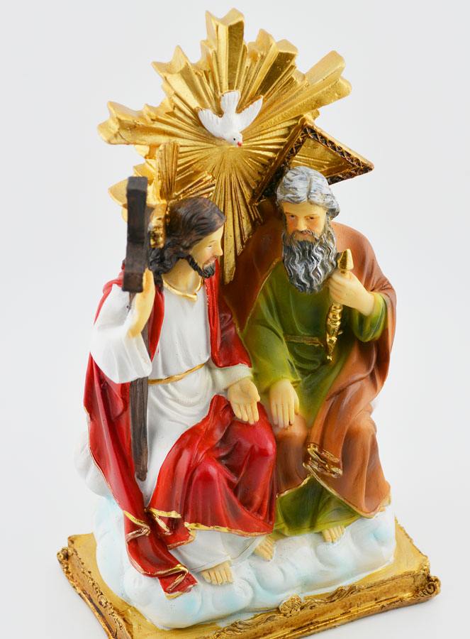 Statue Religieuse de la Sainte Trinité - 20cm (pic 3)