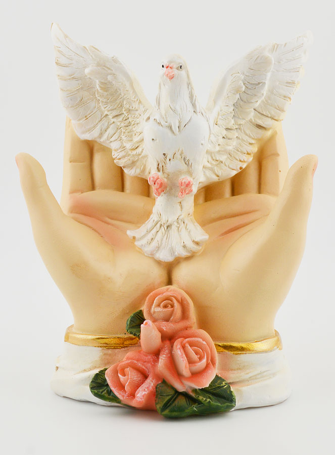 Statue Religieuse Main de Dieu Protectrice & Esprit Saint (pic 1)