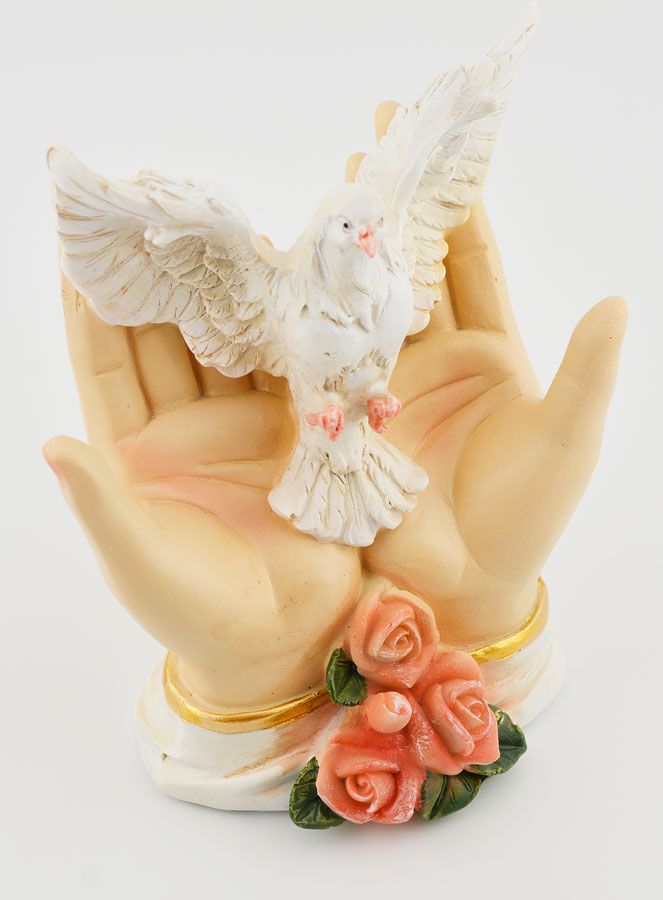 Statue Religieuse Main de Dieu Protectrice & Esprit Saint (pic 3)