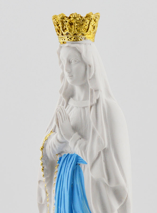 Statue Religieuse Vierge Marie Couronnée - 15cm (pic 2)